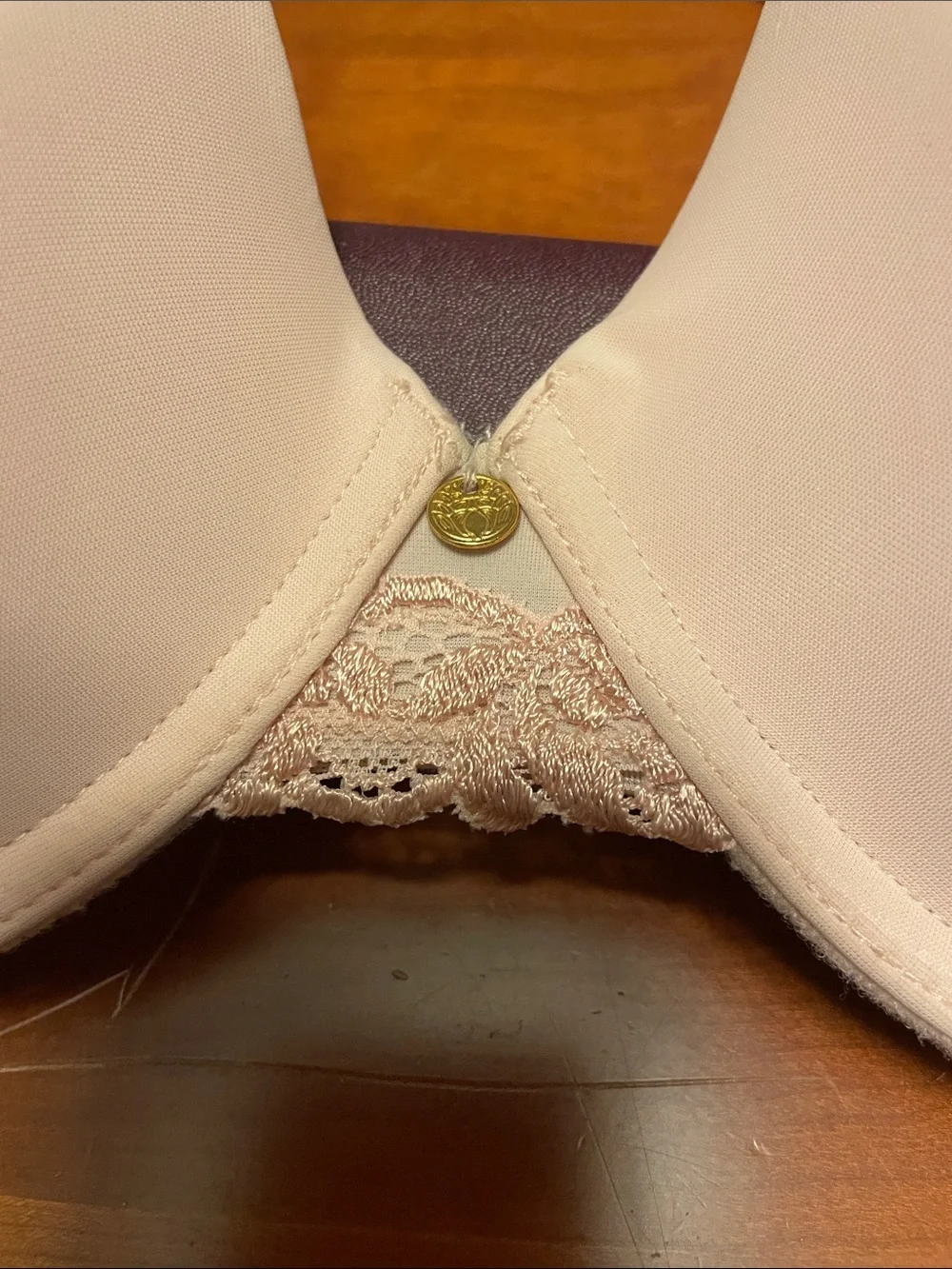 Natori Everyday Nude Lace-Trim T-Shirt Bra